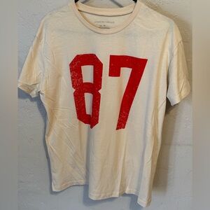 Grayson Threads Women’s Cream Team Tee sizeXL.  Ivory and red